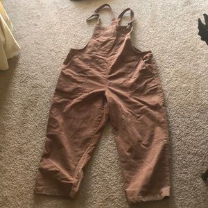 Aerie corduroy overalls